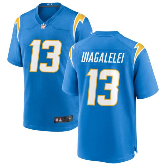 Mens Youths Kids Womens DJ Uiagalelei Blue Stitched Jersey